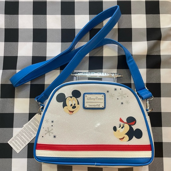 Loungefly Handbags - NWT Disney 50th Anniversary Loungefly Contemporary Resort Monorail Crossbody Bag